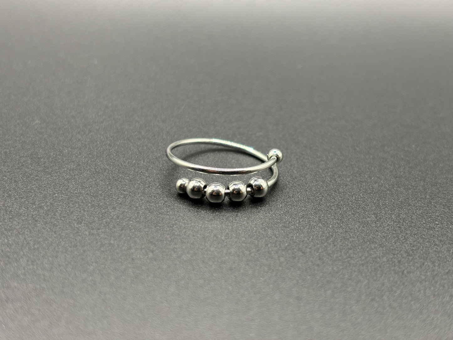 Adjustable Fidget Beads Ring